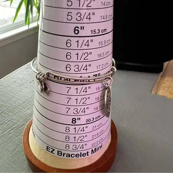 Alex & Ani Friends Silver Tone Bracelet - Picture 5 of 5